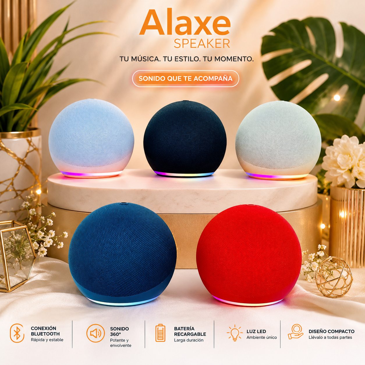 Parlante Bluetooth Alaxe