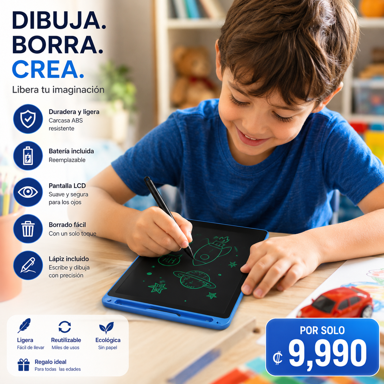 TABLET MAGICA DE ESCRITURA Y NOTAS