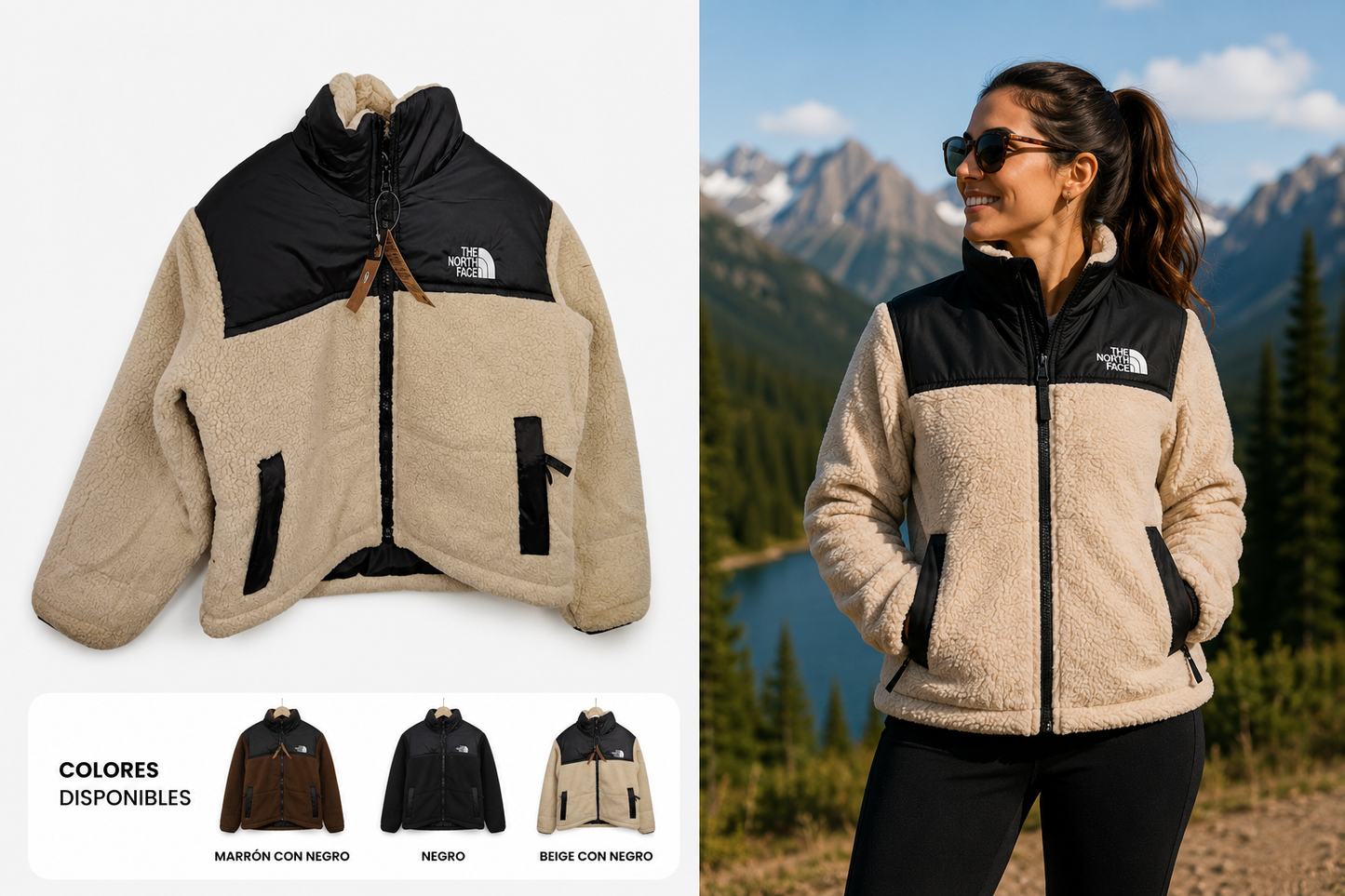 CHAQUETA TEDDY MUJER