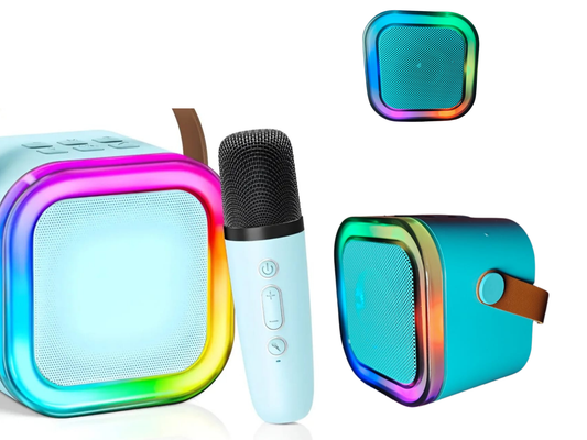 Parlante Karaoke Con Microfono Portátil Inalambrico Bluetooth