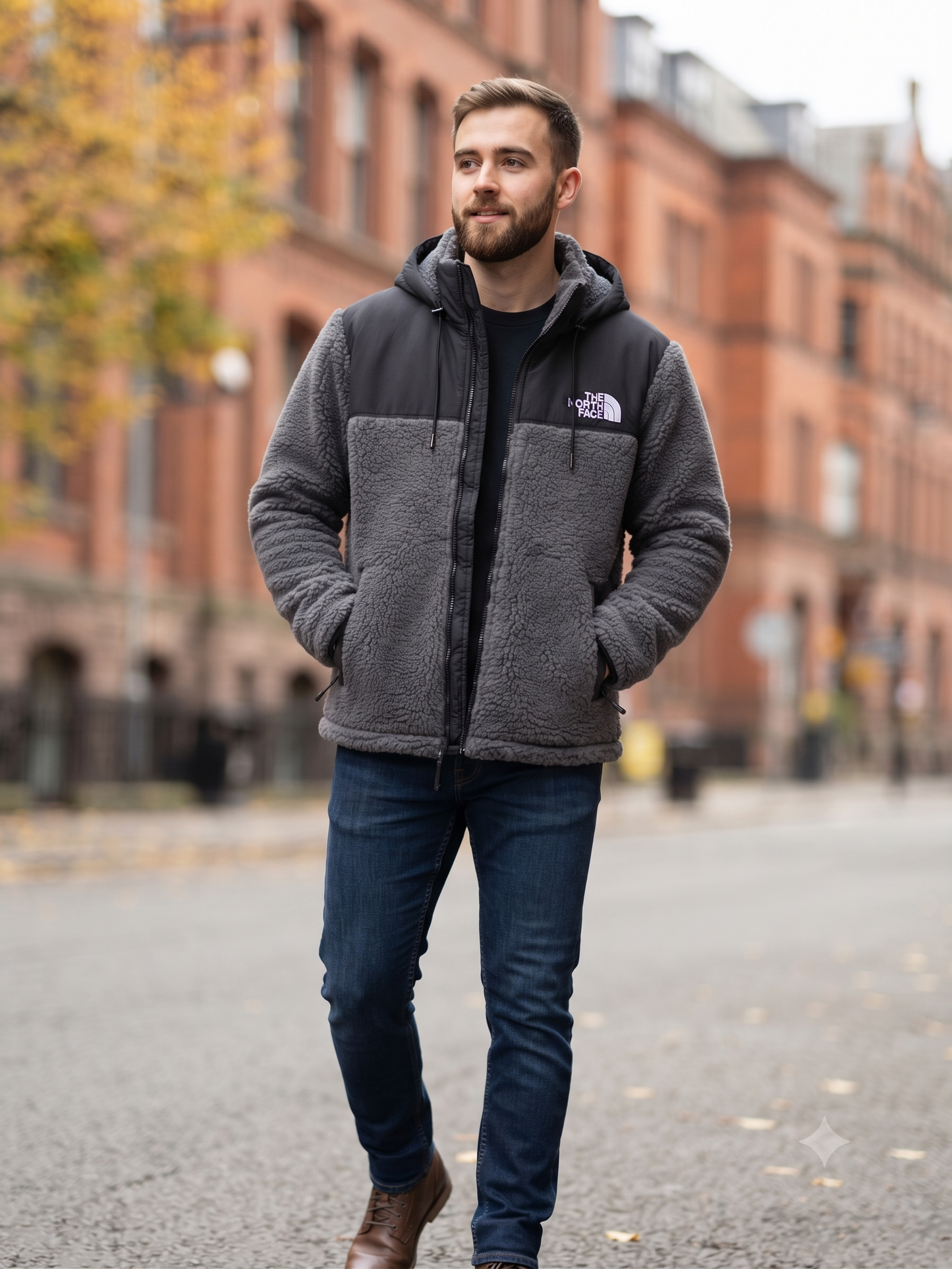 Chaqueta Acolchada/Polar con forro de Sherpa HOMBRE