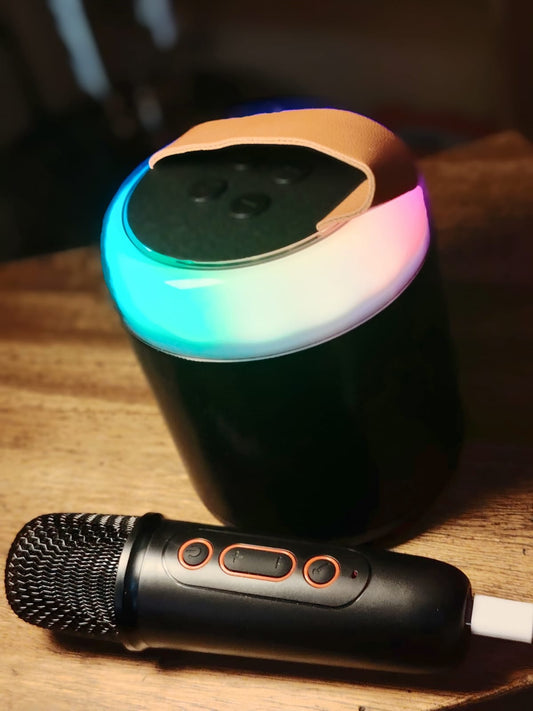 Parlante Karaoke Con Micrófono (Bluetooth)